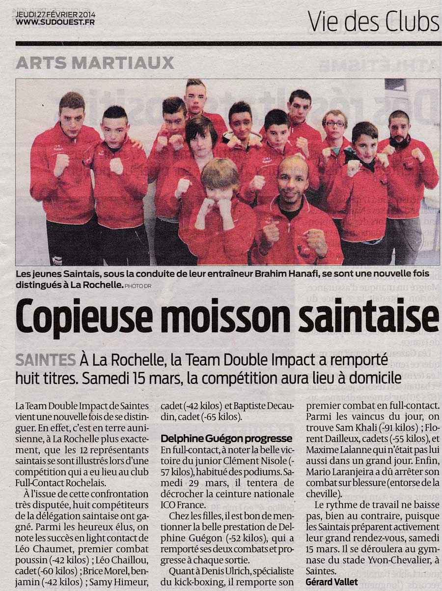 Copieuse moisson saintaise - Sud Ouest